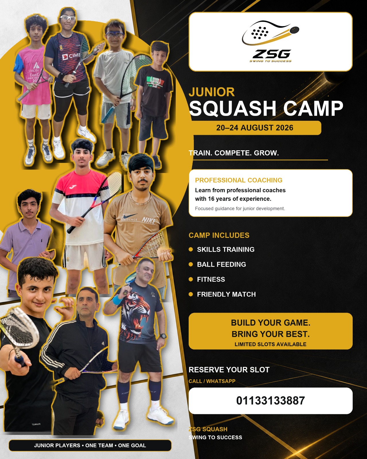 ZSG Squash Junior Camp 2026